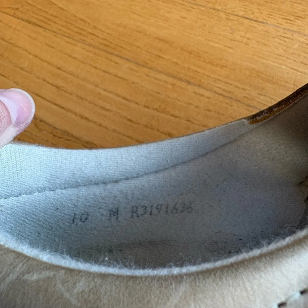 SAS shoes stone tan cream leather Tripad comfort womens made in the USA Size 10